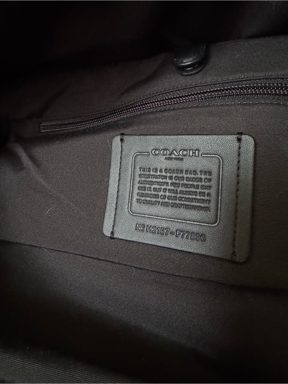 Large Coach Trekker Bag in Signature Canvas - Picture 5 of 7